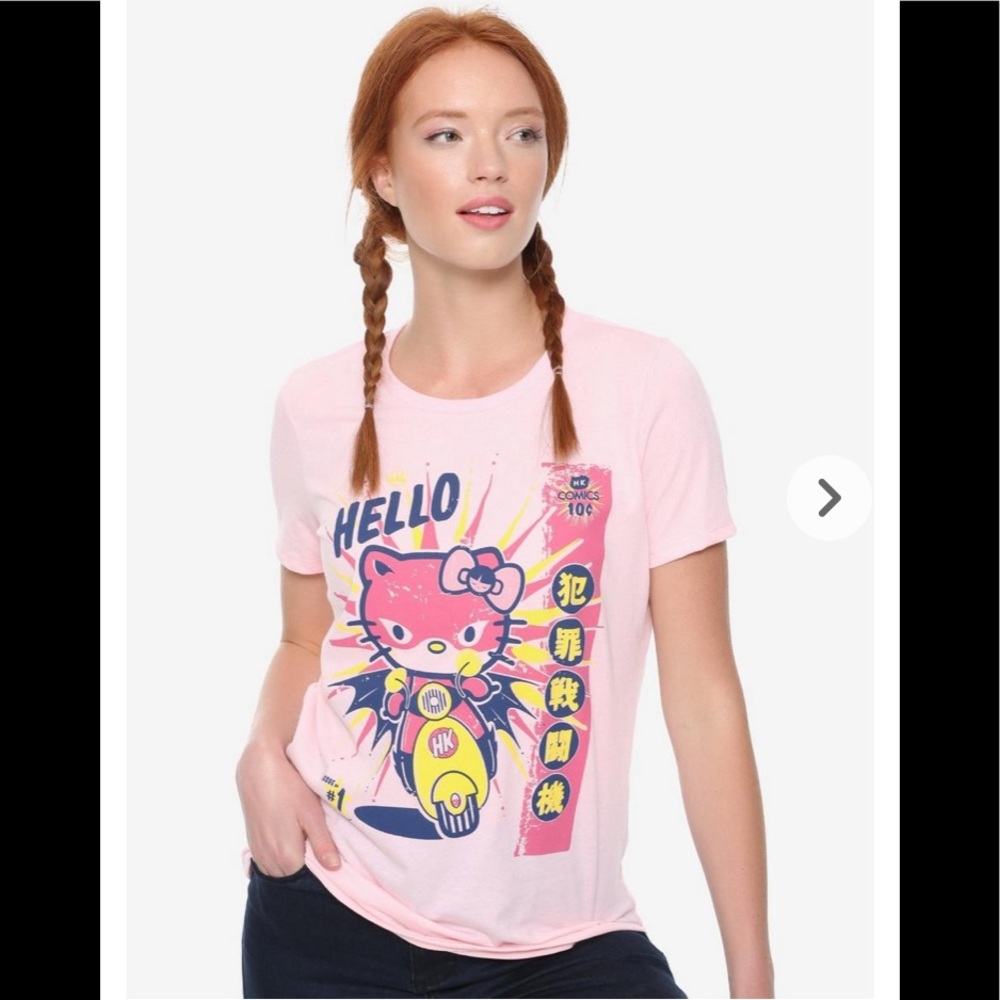 SANRIO HELLO KITTY 64 COLORS MOTO KITTY ARTIST TEE!